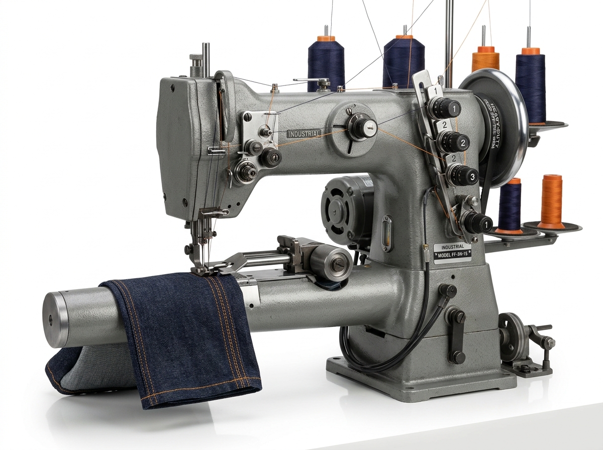 Feed of the Arm 3-Needle Machine